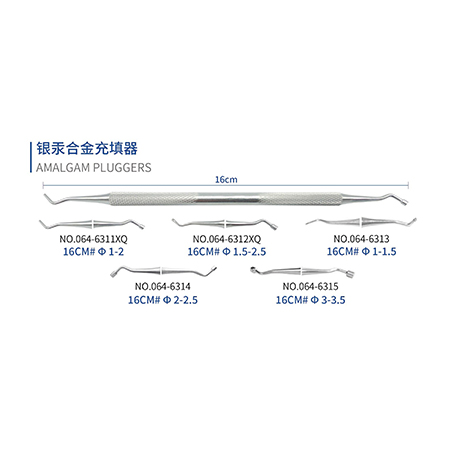 Amalgam pluggers, Dental Instrument